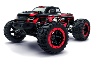 Slyder MT Turbo 1/16 4WD 2S Brushless - Červený