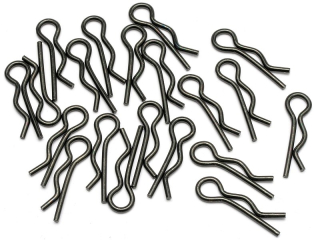 Sponky karoserie 8mm Černé (20ks)
