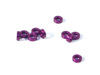 Podložka Alu 3x6x2mm (fialové/10ks)