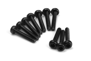 Imbusové šroubky s kulatou hlavou M1.7x10mm (10 ks)