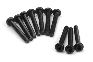 Imbusové šroubky s kulatou hlavou M2x16mm (10 ks)