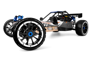 HiMOTO 1:5 Buggy RAPTOR 5XB 32cc 2,4 GHz RTR set, šedá