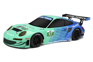 Karoserie lakovaná Porsche 911 GT3 RSR Falken (206mm/210mm)