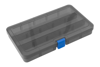 Box na díly 177x102x25 mm (15 přihrádek, vyjímatelné přepážky)