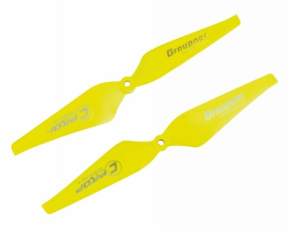 Graupner COPTER Prop 9x4 pevná vrtule (2ks.) - žluté