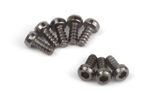 Imbusové šroubky s kulatou hlavou samořezné M2,6x6mm (8 ks)