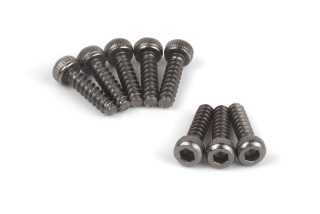 Imbusové šroubky s kulatou hlavou samořezné M2,6x10mm (8 ks)