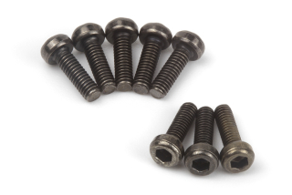 Imbusové šroubky s válcovou hlavou M2,5x8mm (8 ks)