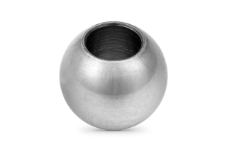 Poniklovaná mosazná kulička 3/16 (4,76mm) s dírou 2,0mm , 10 ks.