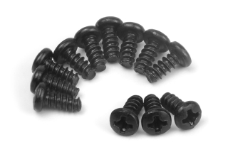 Samořezné šroubky s plochou hlavou PBHO 2,6x6mm (12 ks)