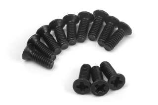Samořezné šroubky se zápustnou hlavou 2x5mm (12 ks)
