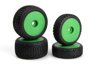 Microbe Buggy kola kompletní (zelená/přední/zadní)