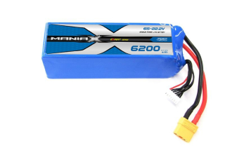 ManiaX Lipol 22.2V 6200mAh 45C