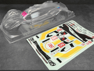 Karoserie čirá 499T Hypercar 1/10 190mm pro Tamiya TT-02, lehká