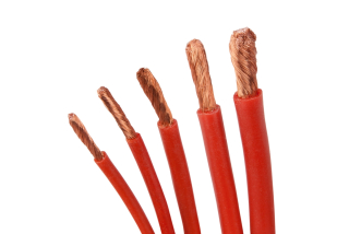 Kabel silikon 0.5mm2 1m (červený)