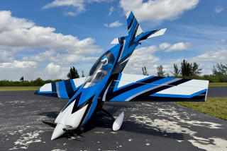 104" Extra NG V3 - Modrá/Bílá 2,64m