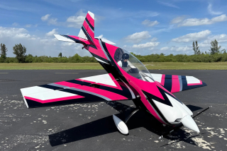 104" Extra NG V3 - Růžová/Bílá 2,64m