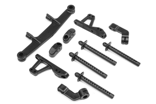 Set držáků karoserie a horních linků (přední/zadní)