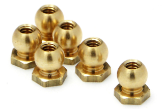 BALL NUT M2x3.8x4.5mm (6pcs)