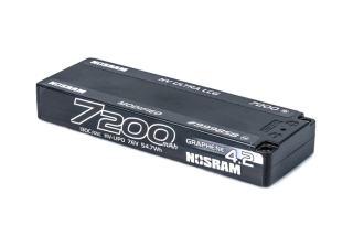 HV Ultra LCG Modified GRAPHENE-4.2 7200mAh Hardcase aku - 7.6V LiPo - 130C/65C