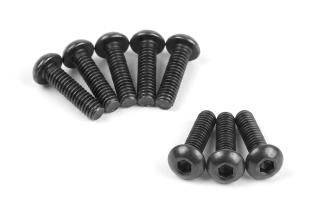 Imbusové šroubky s kulatou hlavou M3x12 mm (8 ks)