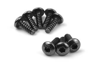 Imbusové šroubky s kulatou hlavou M2,6 x 8 mm (8 ks)