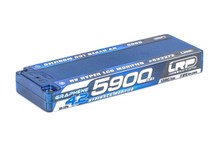 HV Hyper LCG Modified GRAPHENE-4.2 5900mAh Hardcase aku - 7.6V LiPo - 130C/65C