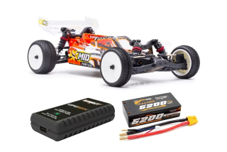RTR Brushless Buggy XMid 2WD Hobbytech + akumulátor a nabíječ