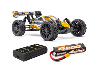 Rogue Buggy 2.0 3S BRUSHLESS RTR 4wd - oranžová + akumulátor a nabíječ