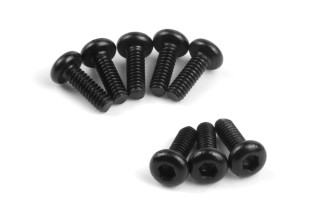 Imbusové šroubky s kulatou hlavou M2 x 6 mm (8 ks)