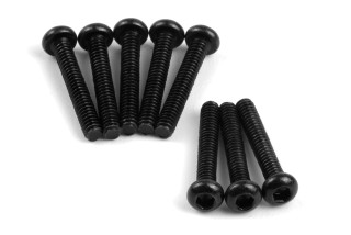 Imbusové šroubky s kulatou hlavou M2 x 12 mm (8 ks)