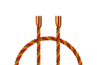 Kabel třížilový kroucený tenký JR 0.14mm2 (PVC)