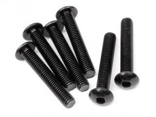Button Head Screw M5X30Mm (Hex Socket/6Pcs)