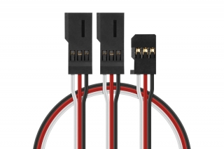 4701 J "Y"-kabel Futaba plochý silný krátký 150mm (PVC)