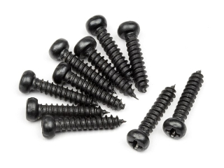 Samořezné šrouby s kul. hlavou M2,6x12mm (10ks)
