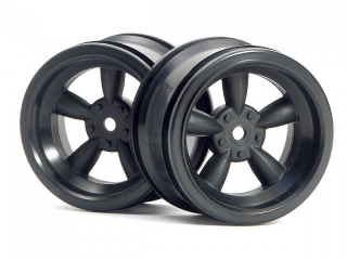VINTAGE 5 paprskové disky 31mm, černé (6mm OFFSET)
