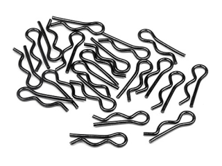 Sponky karoserie 4mm Černé (20ks)