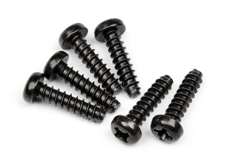 Šroub s kulatou hlavou M3x12mm (6ks)