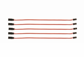 Prodlužovací kabel 600mm JR 0,16qmm silný, zlacené kontakty, 5ks. (PVC)