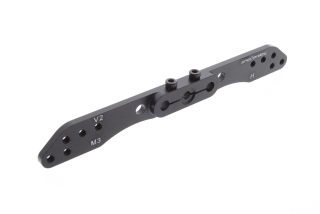 Servo páka 114mm oboustranná 24zubů (černá), pro serva H