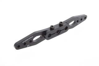 Servo páka 89mm oboustranná 24zubů (černá), pro serva H