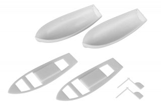 Záchranný člun s kormidlem 31x95mm (2 ks)
