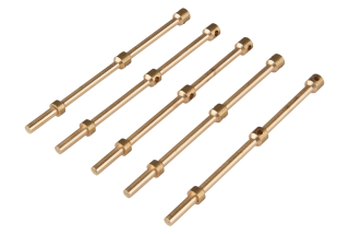 Sloupek zábradlí 30mm 2 otvory (5 ks)