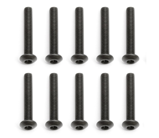 M3x18mm šroub s imbusouvou půlkulatou hlavou, 10ks.