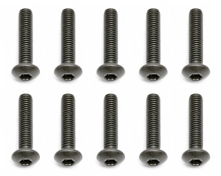 M3x14mm šroub s imbusouvou půlkulatou hlavou, 10ks.