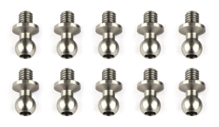 Kulové čepy, vysoký krček, 3,25 mm délka závitu, 10 ks.