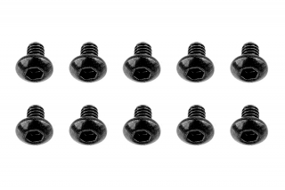 M2x0,4x3mm šroub s imbusouvou půlkulatou hlavou, 10ks.