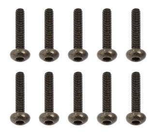 M2x10mm šroub s imbusouvou půlkulatou hlavou, 10ks.