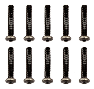 M2,5x14mm šroub s imbusouvou půlkulatou hlavou, 10ks.