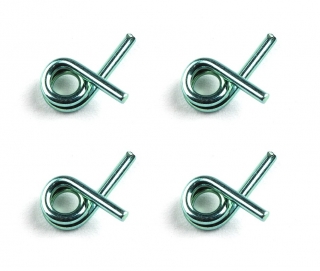 Čtyřčelisťové spojkové pružinky, 0,95mm, 4 ks.